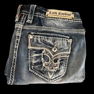 Rock Revival Yara Easy Stretch Cropped Jean